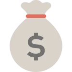 Dollar Bag SVG Icon